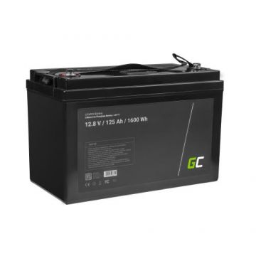 Acumulator LiFePO4 Green Cell 125Ah 12.8V 1600Wh litiu-fier-fosfat