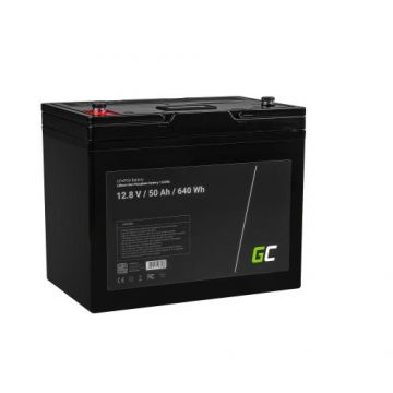 Acumulator LiFePO4 Green Cell 50Ah 12.8V 640Wh litiu-fier-fosfat