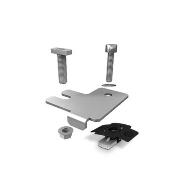 Set accesorii pentru trecerea sinelor K2 Systems 1004110