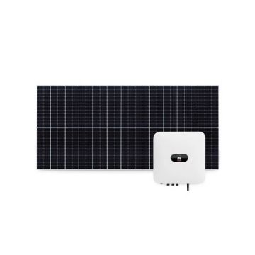 Sistem fotovoltaic 5 kW, invertor monofazat Hibrid WiFi si 11 panouri Canadian Solar, 120 celule, 460 W