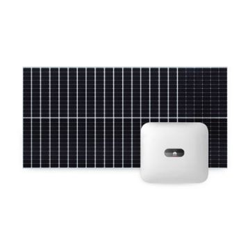 Sistem fotovoltaic 8 kW, invertor trifazat On Grid WiFi si 18 panouri Canadian Solar, 120 celule, 460 W