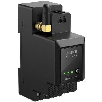 Anker Contor inteligent Anker Solix Smart Meter, compatibil cu Anker Solarbank 2, Negru