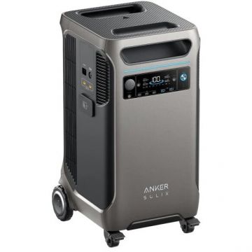 Anker Statie de alimentare portabila Anker Solix F3800, 3840Wh, LiFeP04, 6000W, 120V/240V, Generator solar pentru case, rulote, camping