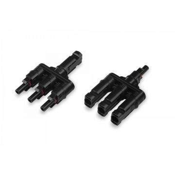 Conector MC4 QUAD (set: pereche masculin/femelă)