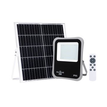 proiector solar rexer, panou solar 20w, 1850 lm, lumina naturala