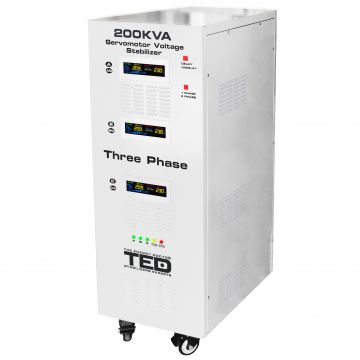 Stabilizator retea maxim 200KVA-SVC cu servomotor trifazat-trifazat TED003607